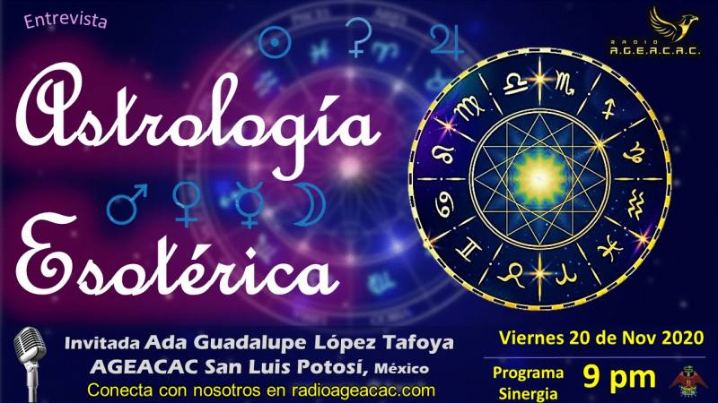 Sinergia 42 Astrologia Esotérica invitada Ada López Tafoya